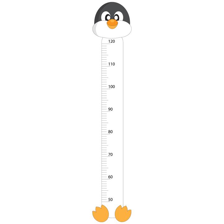 استیکر اندازه گیری کودک باروچین مدل پنگوئن کد 343